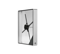 La Fan del Holograma De Los 56cm Incorporó La Exhibición Llevada 3D De La Publicidad del Proyector del Altavoz con El Marco Metálico (Color : Gray+Black)