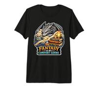La fantasía es mi Comodidad Género Cozy Dragon Fantasy Core Camiseta Premium