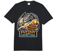 La fantasía es mi Comodidad Género Cozy Dragon Fantasy Core Comfort Colors Adult Heavyweight T-Shirt