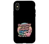 La farmacología es mi lenguaje de Amor Cita Linda de Farmacia Carcasa para iPhone X/XS