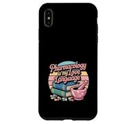 La farmacología es mi lenguaje de Amor Cita Linda de Farmacia Carcasa para iPhone XS MAX