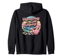 La farmacología es mi lenguaje de Amor Cita Linda de Farmacia Sudadera con Capucha