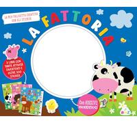 La fattoria. La mia valigetta creativa. Ediz. illustrata. Con 500 Adesivi