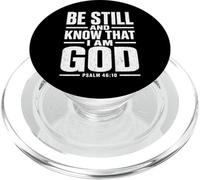 La fe Cristiana Conoce a Dios Salmo 46:10 PopSockets PopGrip para MagSafe