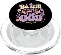 La fe Cristiana Conoce a Dios Salmo 46:10 PopSockets PopGrip para MagSafe