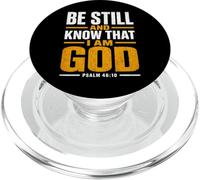 La fe Cristiana Conoce a Dios Salmo 46:10 PopSockets PopGrip para MagSafe