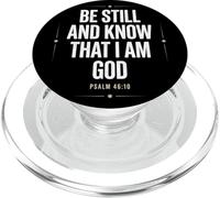 La fe Cristiana Conoce a Dios Salmo 46:10 PopSockets PopGrip para MagSafe