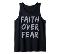 La fe Cristiana sobre el Miedo Creyente religioso Jesús Iglesia Camiseta sin Mangas