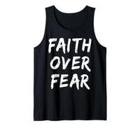 La fe Cristiana sobre el Miedo Creyente religioso Jesús Iglesia Camiseta sin Mangas