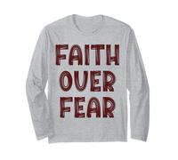 La fe Cristiana sobre el Miedo Creyente religioso Jesús Iglesia Manga Larga