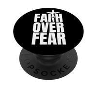 La fe Cristiana sobre el Miedo PopSockets PopGrip Adhesivo