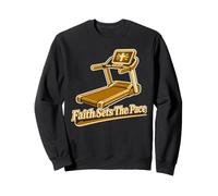 La fe en la Cinta de Correr Marca el Ritmo Christian Runner Sudadera