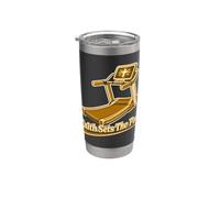 La fe en la cinta de correr marca el ritmo Christian Runner Vaso térmico de acero inoxidable de doble pared