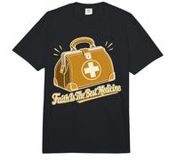 La fe es la Mejor Medicina La fe Cristiana Comfort Colors Adult Heavyweight T-Shirt