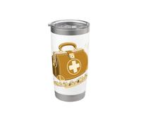 La fe es la mejor medicina La fe cristiana Vaso térmico de acero inoxidable de doble pared
