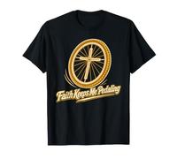 La fe me Mantiene pedaleando el Ciclismo Cristiano Camiseta