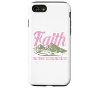 La fe Mueve montañas Biblia Cristiana Inspiración Religiosa Carcasa para iPhone SE (2020) / 7/8