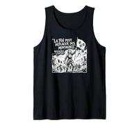 La fe Puede Mover montañas en la Tinta Francesa de Juana de Arco Zine Camiseta sin Mangas