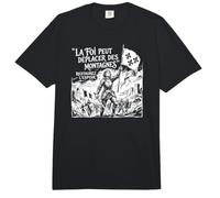 La fe Puede Mover montañas en la Tinta Francesa de Juana de Arco Zine Comfort Colors Adult Heavyweight T-Shirt