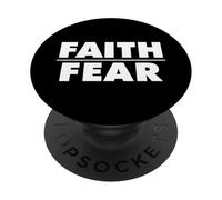 La fe sobre el miedo PopSockets PopGrip Adhesivo