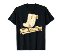La fe Suena a la verdadera Cruz de Las Escrituras cristianas Camiseta