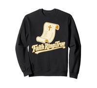 La fe Suena a la verdadera Cruz de Las Escrituras cristianas Sudadera