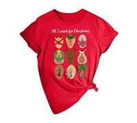 La fea camisa de Navidad de las mujeres de los hombres Camisa de Papá Noel Dirty Christmas Divertida pieza de Navidad Regalo para Navidad Secret Santa Matching Camisetas Blutengel Jersey (rojo, XL)