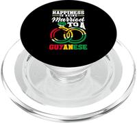 La Felicidad de la Bandera de Guyana está Casada con un guyanés PopSockets PopGrip para MagSafe
