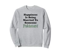 La felicidad es estar casado con alguien paquistaní Sudadera
