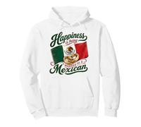 La Felicidad es Estar Casado con un Orgulloso cónyuge Feliz Mexicano Sudadera con Capucha