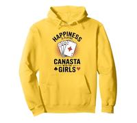 La Felicidad es Jugar al Juego de Cartas Canasta con Las Chicas Sudadera con Capucha