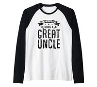 La Felicidad es ser un tío Abuelo Camiseta Manga Raglan