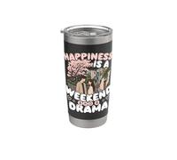 La felicidad es un fin de semana y un drama K Drama Vaso térmico de acero inoxidable de doble pared