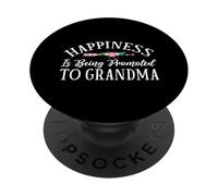 La Felicidad está Siendo promovida a la Abuela Nueva Abuela PopSockets PopGrip Adhesivo