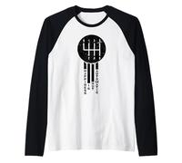 La Felicidad no es automática, Sino la conducción Manual del automóvil Camiseta Manga Raglan