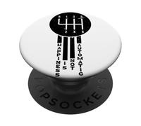 La Felicidad no es automática, Sino la conducción Manual del automóvil PopSockets PopGrip Adhesivo