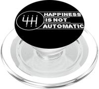 La Felicidad no es automática Sino transmisión Manual del automóvil PopSockets PopGrip para MagSafe