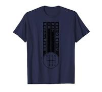 La Felicidad no es automático Amante de los Coches 6 Speed Manual Camiseta