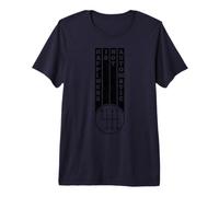 La Felicidad no es automático Amante de los Coches 6 Speed Manual Camiseta Premium