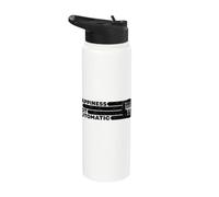La felicidad no es transmisión manual automática de 6 velocidades Stainless Steel Insulated Water Bottle