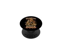 La Felicidad Patrocinada por Perros - Diseno para Amantes de PopSockets PopGrip Adhesivo