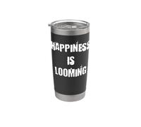 La felicidad se avecina Vaso térmico de acero inoxidable de doble pared