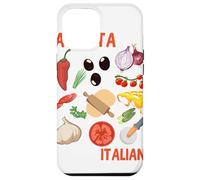 La Festa Italiana gráfica Italiana Vegetal Italia Pizza Carcasa para iPhone 12 Pro MAX
