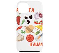 La Festa Italiana gráfica Italiana Vegetal Italia Pizza Carcasa para iPhone 13