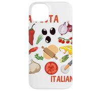 La Festa Italiana gráfica Italiana Vegetal Italia Pizza Carcasa para iPhone 14 Plus