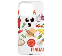 La Festa Italiana gráfica Italiana Vegetal Italia Pizza Carcasa para iPhone 15 Pro MAX