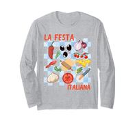 La Festa Italiana gráfica Vegetal Italiana Manga Larga