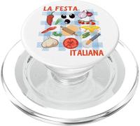 La Festa Italiana gráfica Vegetal Italiana PopSockets PopGrip para MagSafe