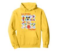 La Festa Italiana gráfica Vegetal Italiana Sudadera con Capucha