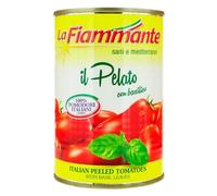 La Fiammante pelati de albahaca, 400 g